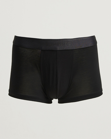 Zimmerli of Switzerland Mercerized Cotton Boxer Briefs Black at