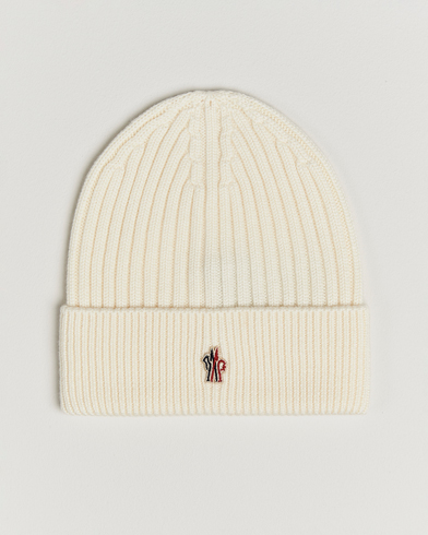 Men | Moncler Grenoble | Moncler Grenoble Rib Wool Beanie Off White