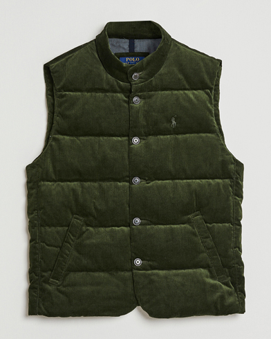 Men | Polo Ralph Lauren | Polo Ralph Lauren Quilted Corduroy Vest Country Olive
