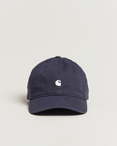 Carhartt WIP Madison Logo Cap Dark Navy – Blue
