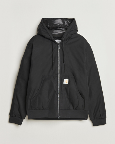 Auralee Wool Zip Bomber Jacket Black at CareOfCarl.com