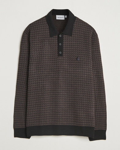 Men | Carhartt WIP | Carhartt WIP Lowis Houndstooth Polo Vitola Heater
