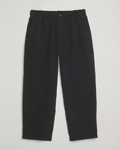 Goldwin Wale Corduroy Straight Pants Black – Black