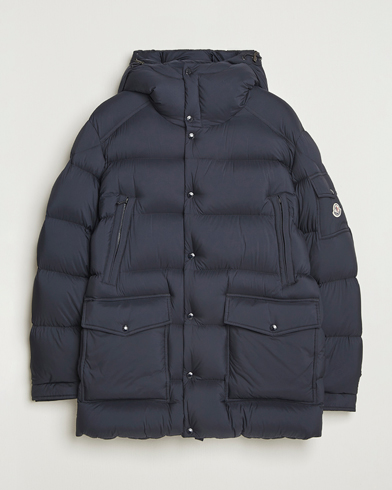 Moncler Bretagne Down Parka Navy – Blue