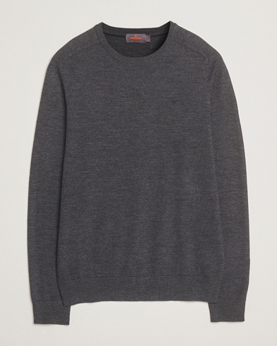 Morris Merino O-Neck Grey – Grey