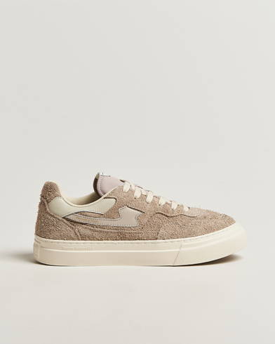 Stepney Workers Club Pearl S-Strike Suede Sneaker Raw Taupe – Grey