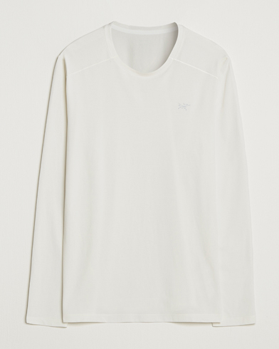 Arc'teryx Cormac Long Sleeve T-Shirt Arctic Silk Heather – White