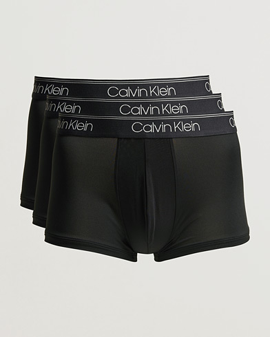 Calvin Klein 3-Pack Micro Stretch Trunk Black – Black