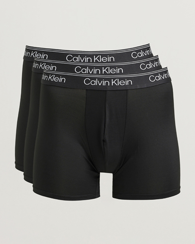 Calvin Klein 3-Pack Micro Stretch Boxer Brief Black – Black