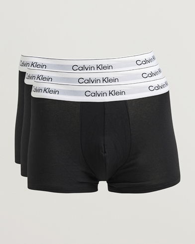 Calvin Klein 3-Pack Icon Cotton Stretch Black – Black