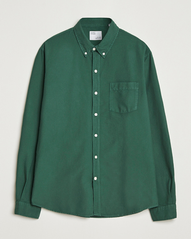 Colorful Standard Classic Organic Oxford Button Down Shirt Emerald Green – Green