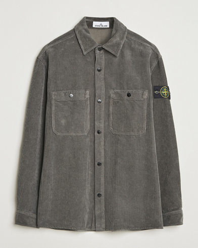 ジャケット・アウター STONE  zip front over shirt Stone Island Garment Dyed Cotton Zip Overshirt Musk at CareOfCarl.com