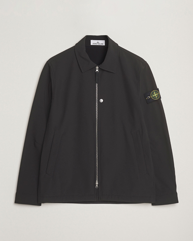 Stone Island Soft Shell Shirt Jacket Black – Black
