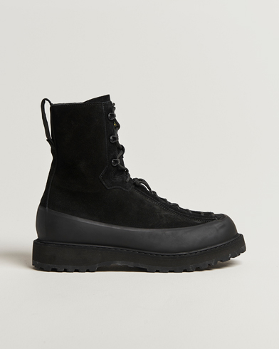Stone Island Suede Hiking Boots Black – Black