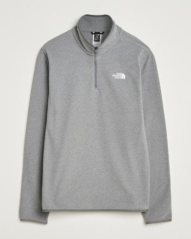 The North Face Glacier Fleece 1/4 Zip Grey – Grey