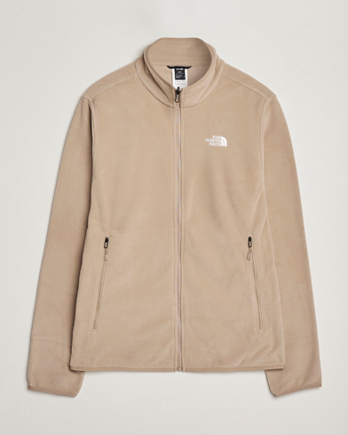 Men | The North Face | The North Face Glacier Fleece Full Zip Beige