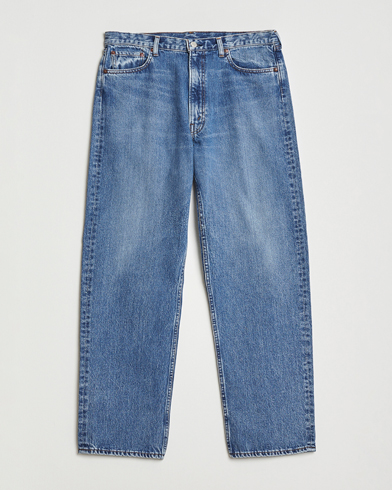 Men | orSlow | orSlow 101 Dad Fit Jeans Denim Used