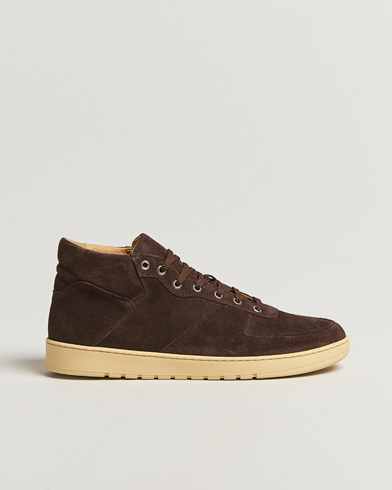 CQP Center Mid Suede Sneaker Dark Brown – Brown