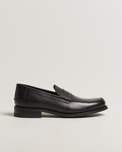 Loake 1880 Kingscliffe Leather Loafer Black – Black