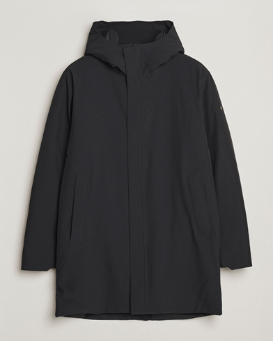 Fred Perry Padded Zip Through Parka Night Green at CareOfCarl.com