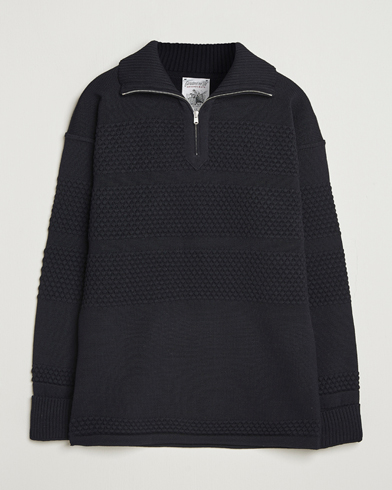 Sunflower Wool Half Zip Navy at CareOfCarl.com