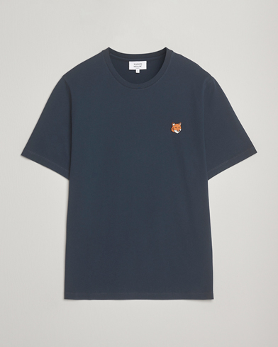 Maison Kitsuné Fox Head T-Shirt Classic Navy – Blue