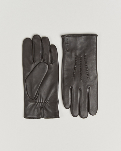 Men | Tiger of Sweden | Tiger of Sweden Garvin Leather Glove Dark Brown