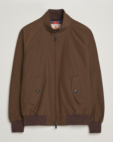 Baracuta G9 Original Harrington Jacket Slate Black – Brown