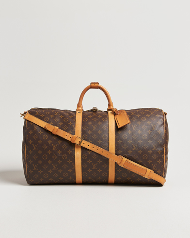 Louis Vuitton Pre-Owned Keepall Bandoulière 55 Monogram – Brown