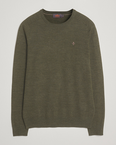 Morris Merino O-Neck Olive – Green