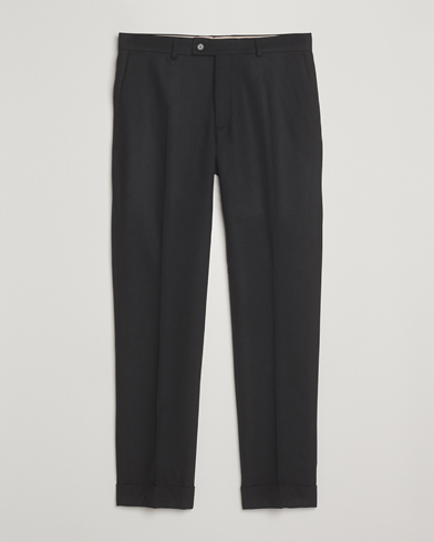 Morris Jack Flannel Trousers Black – Black