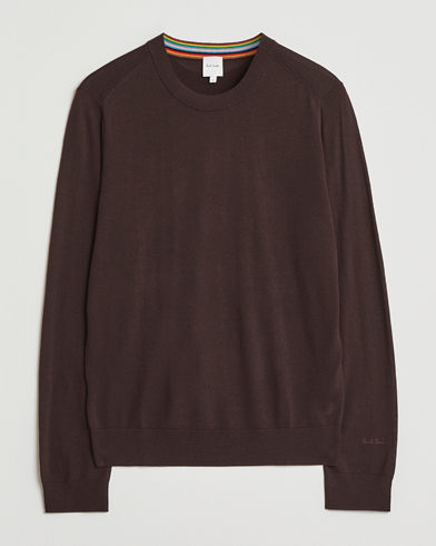 Paul Smith Merino Knitted Sweater Dark Brown – Brown