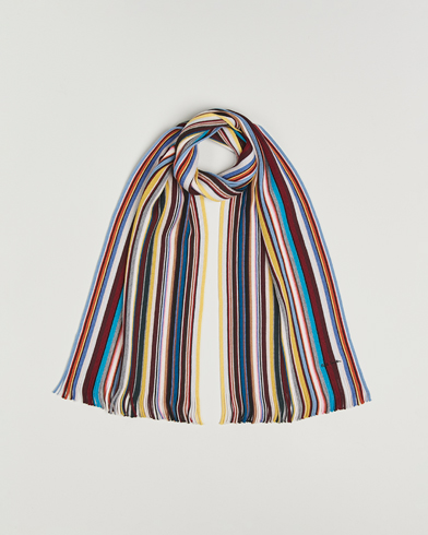 Paul Smith Merino Wool Signature Scarf Multi – Multi-colour