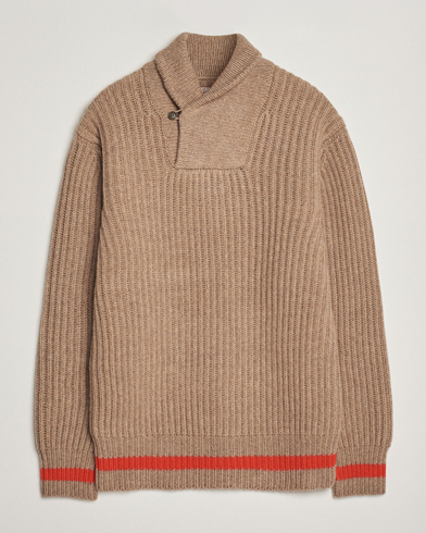 Men | Filson | Filson Bristol Shawl Neck Sweater Oatmeal
