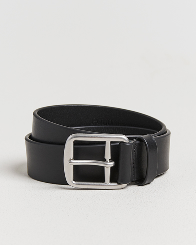 Polo Ralph Lauren Signature Pony Leather Belt Black – Black