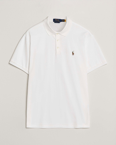 Polo Ralph Lauren Custom Slim Fit Cotton Polo White – White