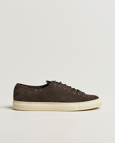 Buttero Tanino Suede Sneaker Dark Brown – Brown