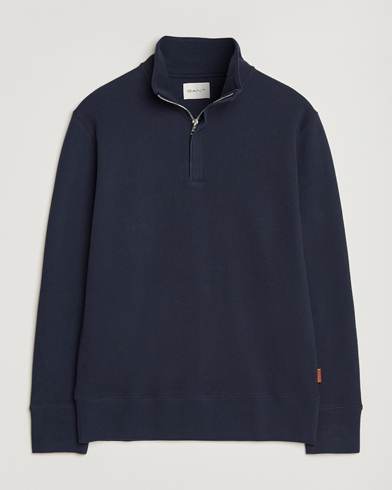 Colorful Standard Classic Organic Half-Zip Navy Blue at CareOfCarl.com