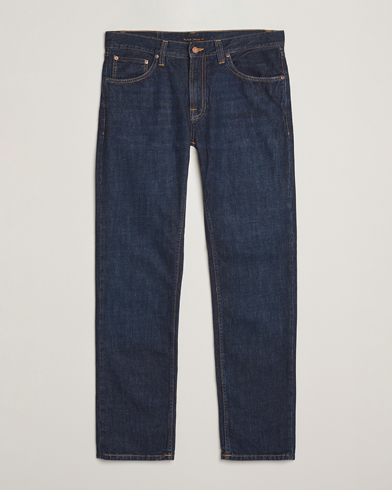 Nudie Jeans Gritty Jackson Jeans Aged Indigo – Blue