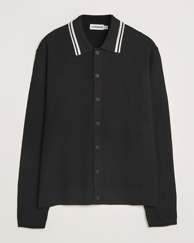 J.Lindeberg Willem Structured Cardigan Black – Black