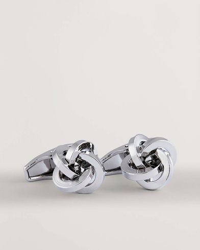 Amanda Christensen Knot Cufflink Silver – Silver