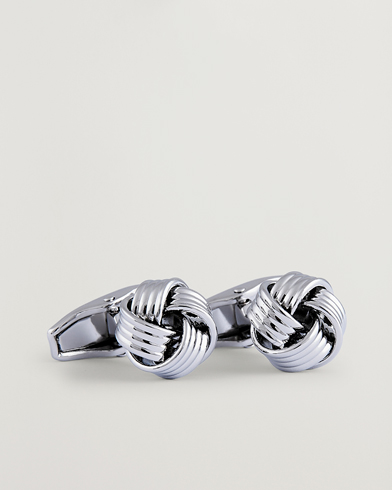 Amanda Christensen Knot Cufflink Silver – Silver