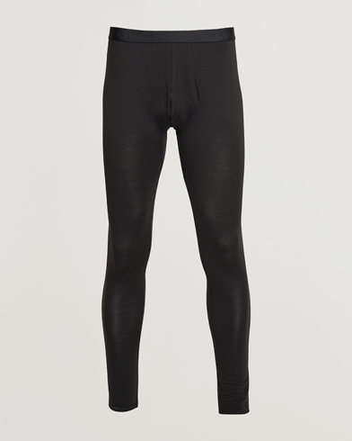 Falke Clima Wool Long Tights Black – Black