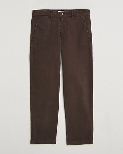 NN07 Aden Regular Fit Chinos Demitasse Brown – Brown