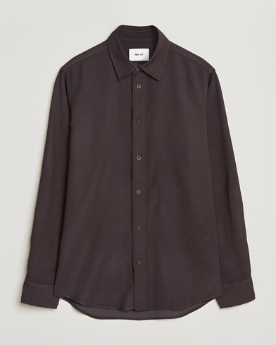 NN07 Colby Viscose Shirt Dusky Port – Brown