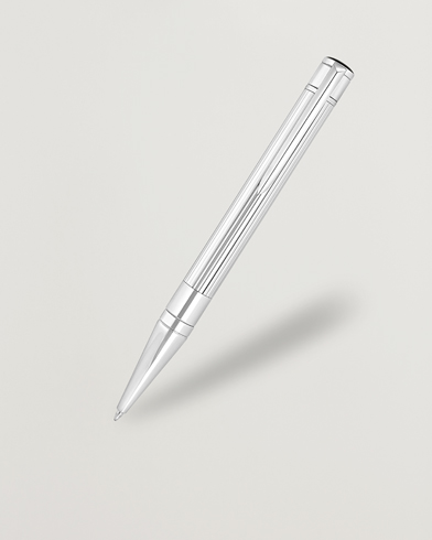 S.T. Dupont D-Initial Ballpoint Pen Chrome – Silver