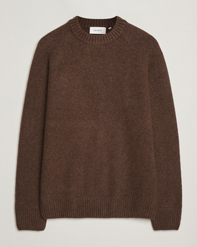 LES DEUX Gilbert Crew Neck Knit Slate Brown – Brown