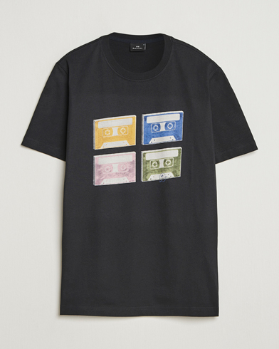 PS Paul Smith Tapes Printed T-Shirt Black – Black
