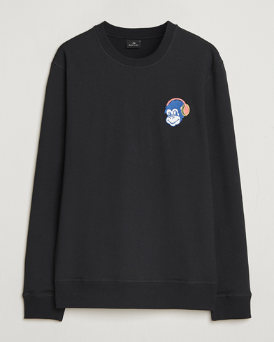 PS Paul Smith Monkey Headphone Printed Sweatshirt Black – Black