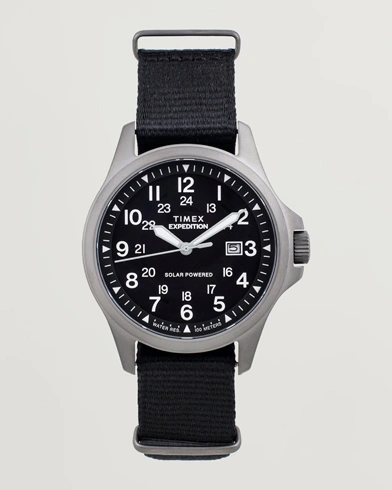 Timex Expedition Field Post Solar rPET Strap 36mm Black Dial – Black